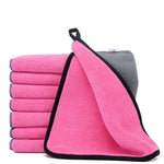 Load image into Gallery viewer, Two Color Double Sided Cleaning Car Wash Towel