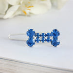 Load image into Gallery viewer, Rhinestone Dog Bone Barrettes Pet Decorations