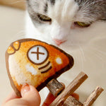 Load image into Gallery viewer, Cat Fishbone Wood Simulation Molar Toy Pet Products