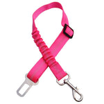 Load image into Gallery viewer, Adjustable Dog Seat Belt Dog Car Seatbelt Harness Leads Elastic Reflective Safety Rope
