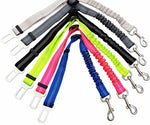 Load image into Gallery viewer, Adjustable Dog Seat Belt Dog Car Seatbelt Harness Leads Elastic Reflective Safety Rope