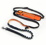Load image into Gallery viewer, Hands-Free Dog Running Leash with Waist Pocket Adjustable Belt Shock Absorbing Bungee