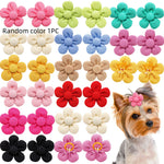 Load image into Gallery viewer, Pet Headdress Flower Spring Flower Solid Color Headdress Flower Dog Cat Accessories