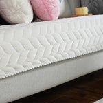 Load image into Gallery viewer, Thicken Plush Quilted Sofa Towel Universal Sectional Sofa Cover Anti-slip Couch Covers For Sofa Warm Soft Bay Window Mat