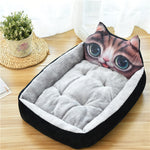Load image into Gallery viewer, Large Pet Cat Dog Bed 7Colors Warm Cozy Dog House Soft Fleece Nest Dog Baskets