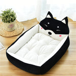 Load image into Gallery viewer, Large Pet Cat Dog Bed 7Colors Warm Cozy Dog House Soft Fleece Nest Dog Baskets