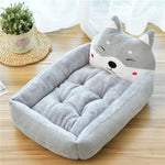 Load image into Gallery viewer, Large Pet Cat Dog Bed 7Colors Warm Cozy Dog House Soft Fleece Nest Dog Baskets