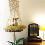 Load image into Gallery viewer, Pet Swing Cage Handmade Macrame Four Seasons Available