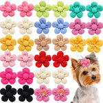 Load image into Gallery viewer, Pet Headdress Flower Spring Flower Solid Color Headdress Flower Dog Cat Accessories