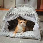 Load image into Gallery viewer, Semi-enclosed pet bed