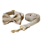 Load image into Gallery viewer, Nude velvet pet collar