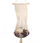Load image into Gallery viewer, Pet Swing Cage Handmade Macrame Four Seasons Available