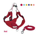 Load image into Gallery viewer, Pet Dog Harness Reflective Dog Leash Vest Type Harness Set