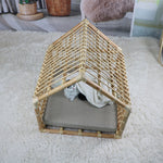 Load image into Gallery viewer, Rattan Cave For Cats And Small Dogs