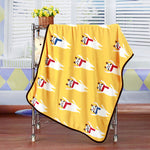 Load image into Gallery viewer, Flannel Coral Fleece Blanket Printed Air Conditioning Blanket Pet