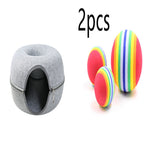 Load image into Gallery viewer, Four Seasons Available Cat Nest Round Woolen Felt Pet Dual-use Cat Nest Tunnel Interactive Training Toy Grey Felt Cat Nest