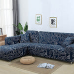 Load image into Gallery viewer, Sofa Cover Elastic Blue Sofa covers for living room