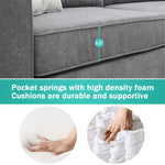 Load image into Gallery viewer, New 91 91 Modern L-Shape Sectional Sofa Upholstered Living Room Couch