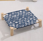 Load image into Gallery viewer, Removable And Washable Solid Wood Pet Dog Bed