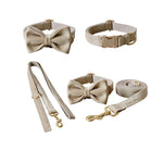 Load image into Gallery viewer, Nude velvet pet collar