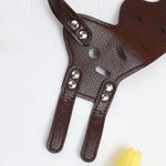 Load image into Gallery viewer, Dog Muzzle Leather, Comfort Secure Anti-Barking Muzzles For Small Medium Large Dogs, Breathable And Adjustable, Allows Drinking And Panting, Used With Collars