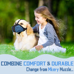 Load image into Gallery viewer, Dog Muzzle Air Mesh Breathable Muzzle For Medium Large Sized Dogs To Anti Prevent Biting Barking Chewing Soft Basket Muzzle For German Shepherd Dog With Reflective Adjustable Strap