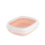 Load image into Gallery viewer, Pet Toilet Cat Litter Box with Scoop High Quality Anti-Splash Dog Plastic Toilet