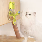 Load image into Gallery viewer, Pet Cat Toy Light-emitting Sound Rotating Multi-function Leaker