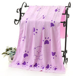 Load image into Gallery viewer, Soft Absorbent Cartoon Print Embossed Bath Towel