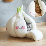 Load image into Gallery viewer, Pet Tent Bed for Pets Winter Warm Cave Soft Cushion House Sleeper Bed with Mat