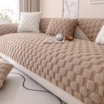 Load image into Gallery viewer, Winter Thickened Fleece Simple Modern Non-slip Sofa Cover