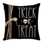 Load image into Gallery viewer, Ghost Pumpkin Halloween Black Throw Pillow Cover, 18 X 18 Inch Holiday Farmhouse Cushion Case Decoration For Sofa Couch