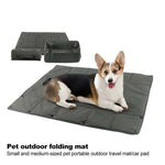 Load image into Gallery viewer, Portable Dog Travel Bed, 3-in-1 Pet Carrier, Mat And Cushion, Collapsible Water And Dirt Resistant Kennel