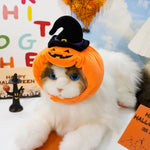 Load image into Gallery viewer, Pet Hat Halloween Funny Pumpkin Hat