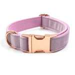 Load image into Gallery viewer, Dark Grey Velvet Pet Collar Leash