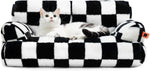 Load image into Gallery viewer, Fluffy Cat Couch Washable Pet Couch Bed For Cats And Small Dogs Up To Non-Slip Dog Beds