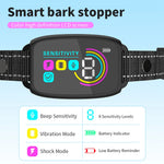 Load image into Gallery viewer, Smart Automatic Anti Barking Dog Collar Rechargeable Bark Stopper Stop Barking HD Digital Display IP67 Waterproof Collar For Dogs Pet Products