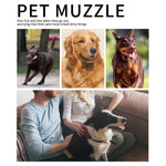 Load image into Gallery viewer, Dog Muzzle Leather, Comfort Secure Anti-Barking Muzzles For Small Medium Large Dogs, Breathable And Adjustable, Allows Drinking And Panting, Used With Collars