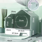 Load image into Gallery viewer, Fully Enclosed Household Anti-splash Drawer Type Odor-proof Cat Litter Box