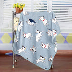 Load image into Gallery viewer, Flannel Coral Fleece Blanket Printed Air Conditioning Blanket Pet