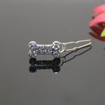 Load image into Gallery viewer, Rhinestone Dog Bone Barrettes Pet Decorations