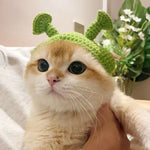 Load image into Gallery viewer, Handmade Knitted Cat Dog Hat Pet Hair Accessories Headgear