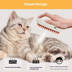 Load image into Gallery viewer, USB Rechargeable Pets Steam Brush Spray Massage Comb Pet Grooming Tools Cat Steam Comb Pet Products