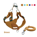 Load image into Gallery viewer, Pet Dog Harness Reflective Dog Leash Vest Type Harness Set