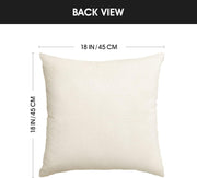 Ghost Pumpkin Halloween Black Throw Pillow Cover, 18 X 18 Inch Holiday Farmhouse Cushion Case Decoration For Sofa Couch