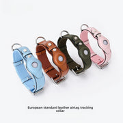 A Pple Tracker Airtag Pet Collar Adjustable Dog Leash Collar Medium Large Dog Accessories Puppy Pet Supplies