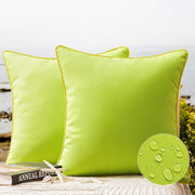 Outdoor Waterproof Solid Throw Decorative Pillow Cover Decorative Square Outdoor Pillows Cushion Case Patio Pillows For Couch Tent