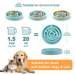 Load image into Gallery viewer, Slow Feeder Dog Bowls Silicone Dog Puzzle Feeder Bowl For Healthy Eating Puppy Slow Feeder Bowl Anti-Choking Dog Slow Feeder Bowls
