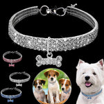 Load image into Gallery viewer, Bling Rhinestone Dog Collar Crystal Puppy Chihuahua Pet Dog Collars Leash For Small Medium Dogs Cats
