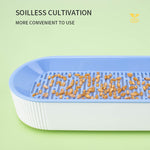 Load image into Gallery viewer, Hydroponic Cat Grass Box Plastic Tray Cat Grass Growing Kit Cat Grass Planter Hydroponic Cat Grass Box Cat Grass Sprouter Tray Interactive Cat Toy Window Planter Soilless For Pet Cat Plastic Plant Pot
